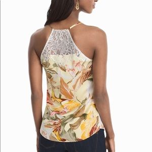 EUC Floral Lace Back Havana Cami Sz. M